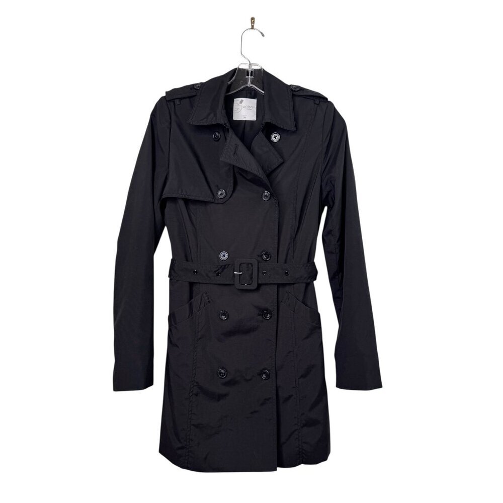 G’Urban By Gemo Classic Double Breasted Belted Trench Coat Made in France Size S - Picture 1 of 7